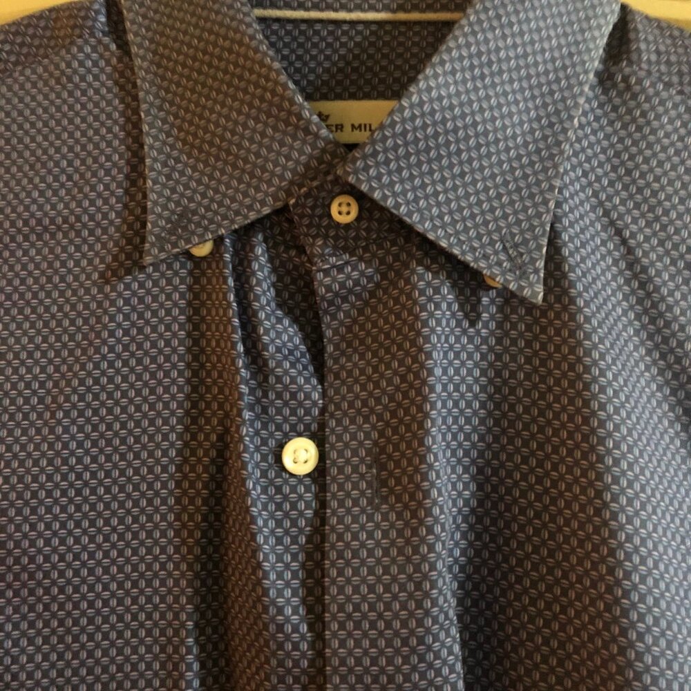 Peter Millar Medium Blue Pattern - image 1